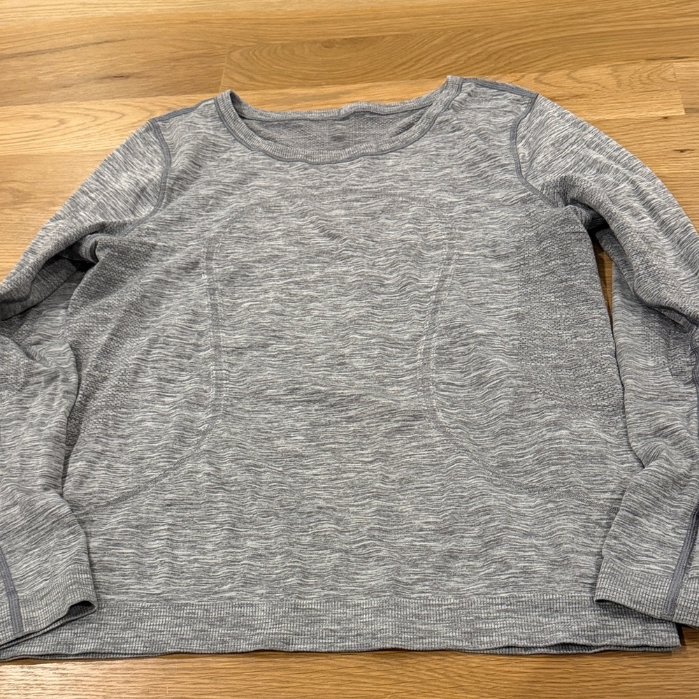 Lululemon swiftly relaxed long sleeve gray 8